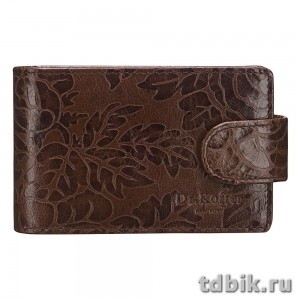 Визитница Dr.Koffer 11*7см на 48 визиток, коричневый