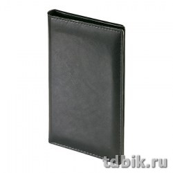 Визитница на 72 визитки Sidney Nebraska кожзам, цвет черный