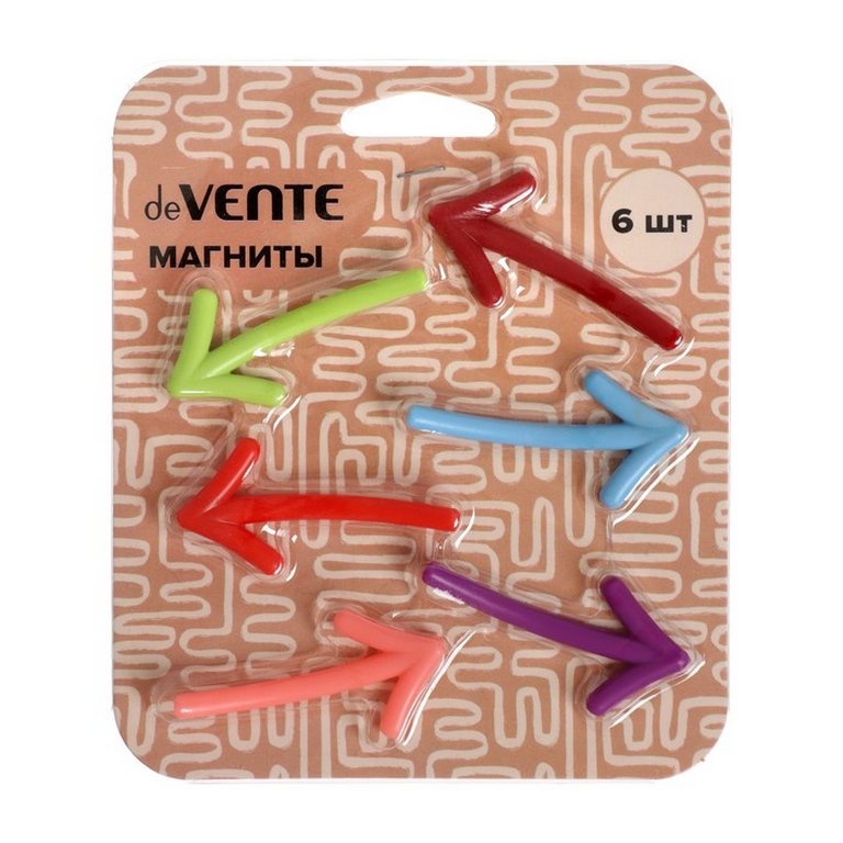Магниты deVENTE. Arrows" 5,5x2,7x0,6 см, 6 шт/уп