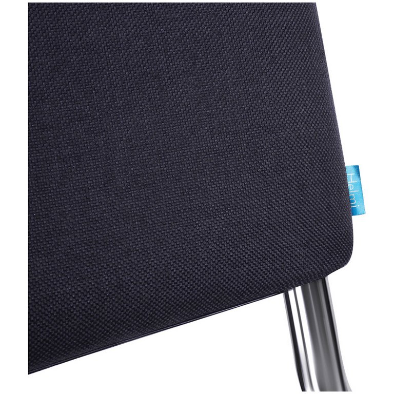 Стул для посетителей ИЗО (каркас хром, обивка ткань серая) Helmi HL-F01