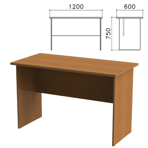 Стол письменный "Канц"  (1200*600*750мм), цвет орех