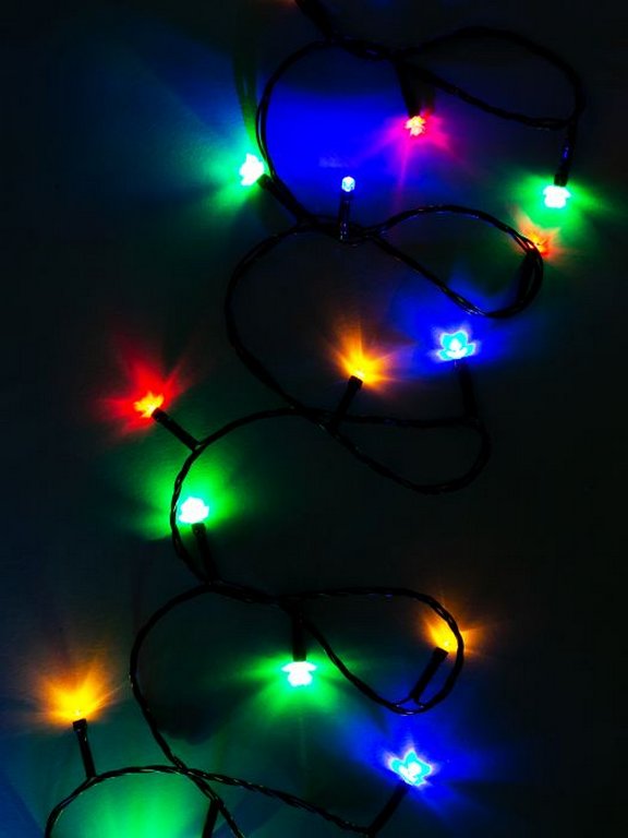 Гирлянда комнатная Нить 10м, 100 цв. ламп, 8 режимов