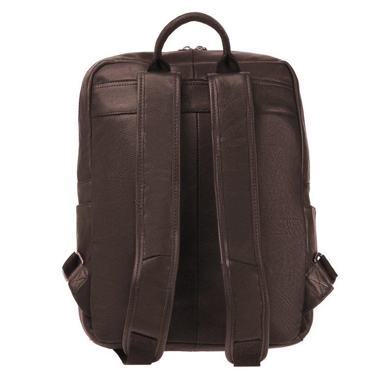 Рюкзак молодежный мужской  Dr.Koffer натуральная кожа 36*28*10см, коричн.