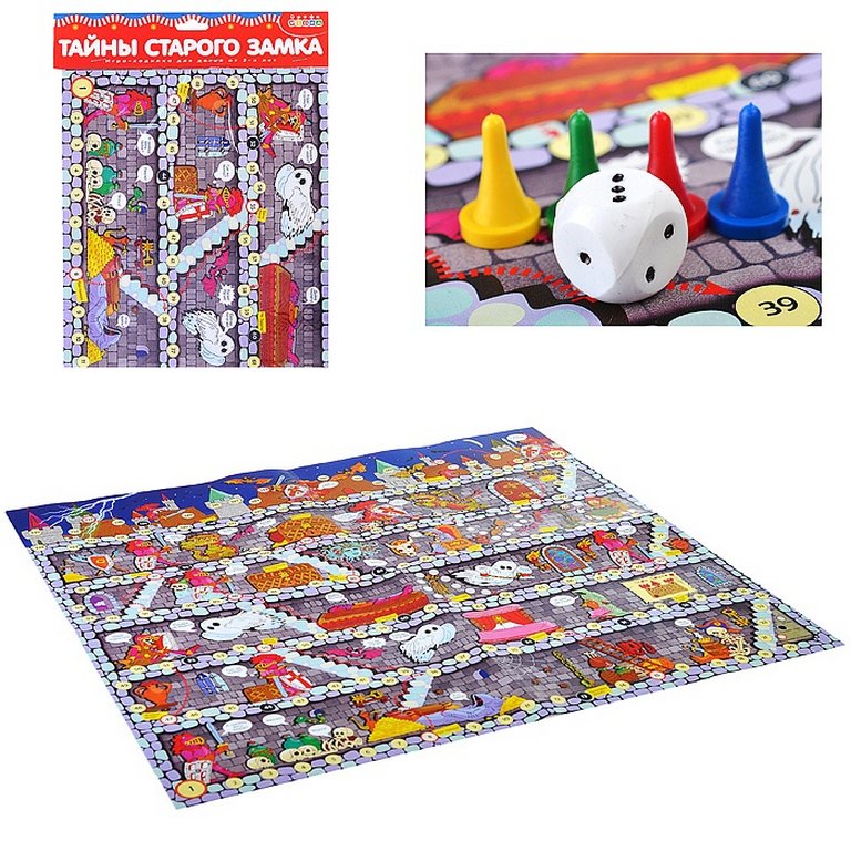 Игра настольная  Ходилка "Тайны старого замка" 3+ Дрофа МЕДИА