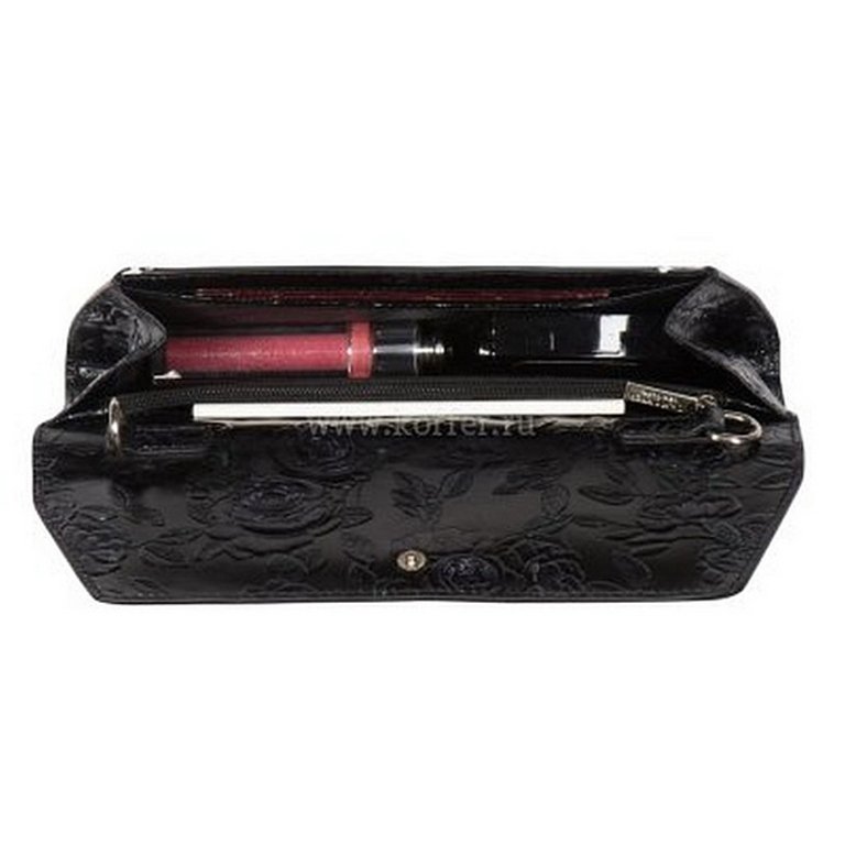 Сумка женская-клатч  Dr.Koffer, нат. кожа, черная