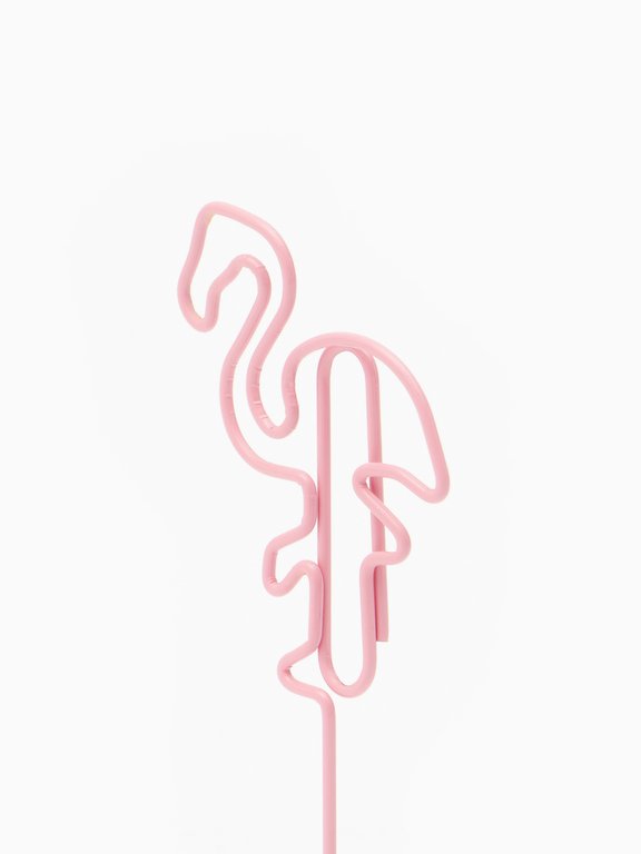 Мемо-клип  "Фламинго" цв. розовый