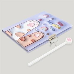 Набор подарочный 2в1 "Meow" (блокнот 50л, ручка) 13*18 см