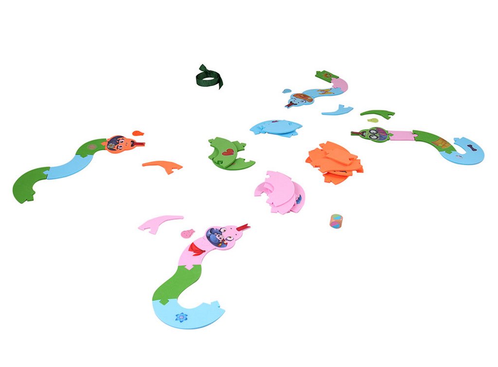 Игра настольная  .3+ "Веселые змейки" (2-4 игрока, 15-20 мин) Стиль жизни