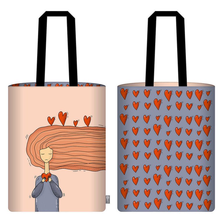 Сумка-шоппер Феникс+ "СОСТОЯНИЕ ДУШИ" 41*32 см, 1 отделение