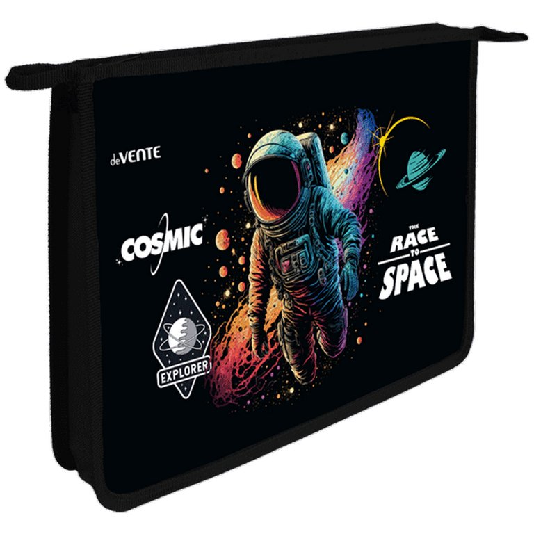 Папка для тетрадей А4 на молнии deVENTE "Cosmic" с расширением 5 см