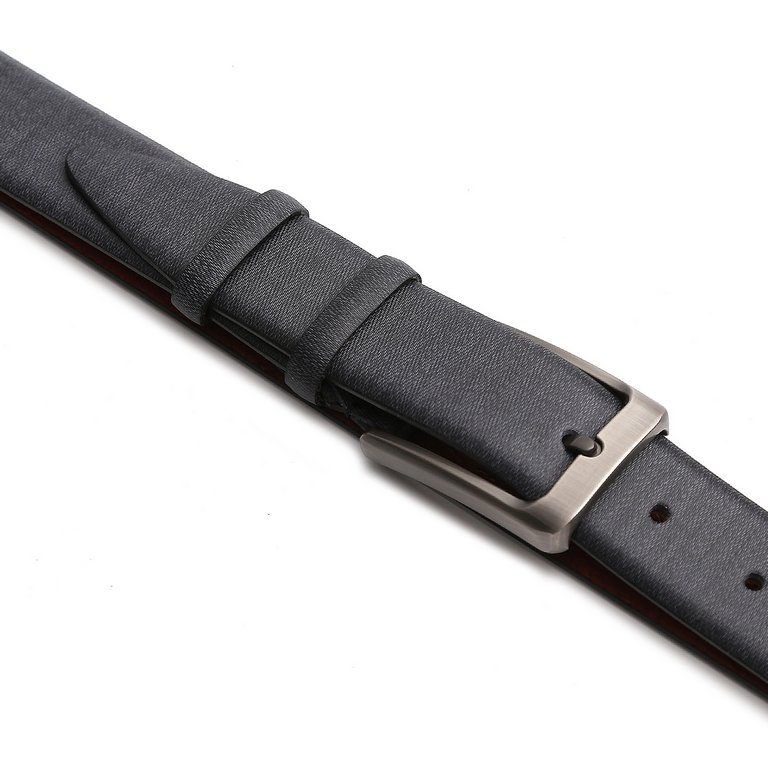 Ремень FABRETTI мужской, 35 мм, натуральная кожа, черный