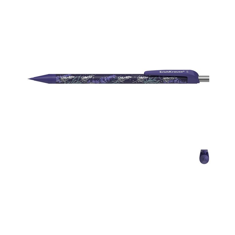 Карандаш механический 0.5 мм с рисунком ErichKrause "Lavender" ассорти корпус