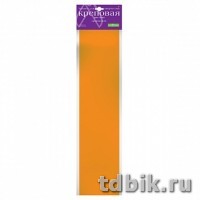 Бумага креповая 50*250 оранжевая, Альт