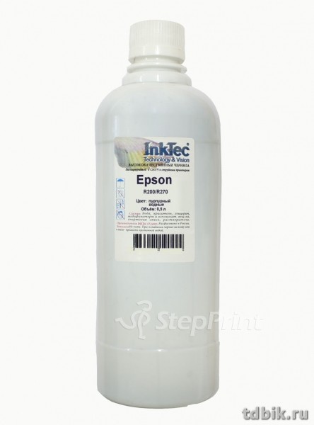 Чернила Epson R200/R270, E0010 (InkTec) T0823, М, 0,5л