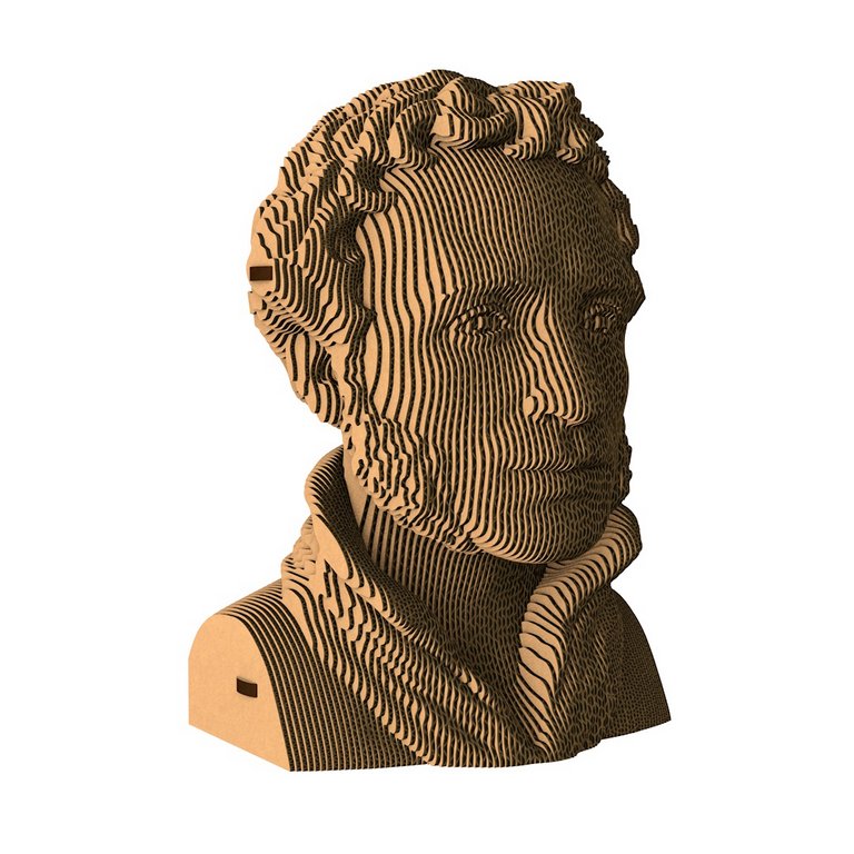 Сборная модель из гофрокартона "Пушкин" h=18см, 119 дет., 6+, 5cult