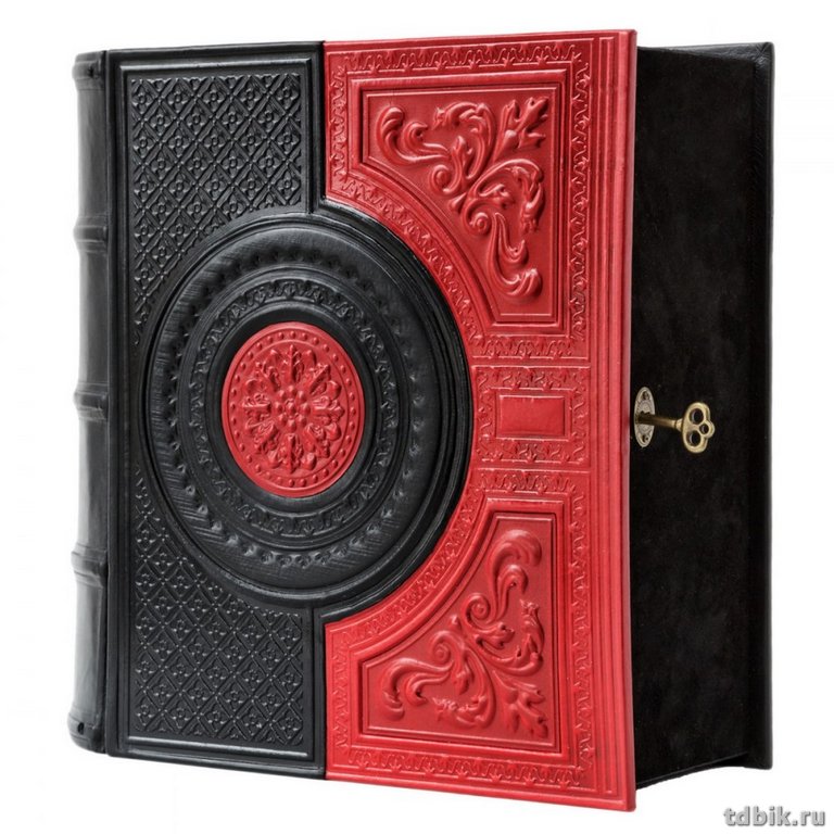 Бар-книга "Макей" деревянный (натуральная кожа) + (1 графин+6 рюмок)