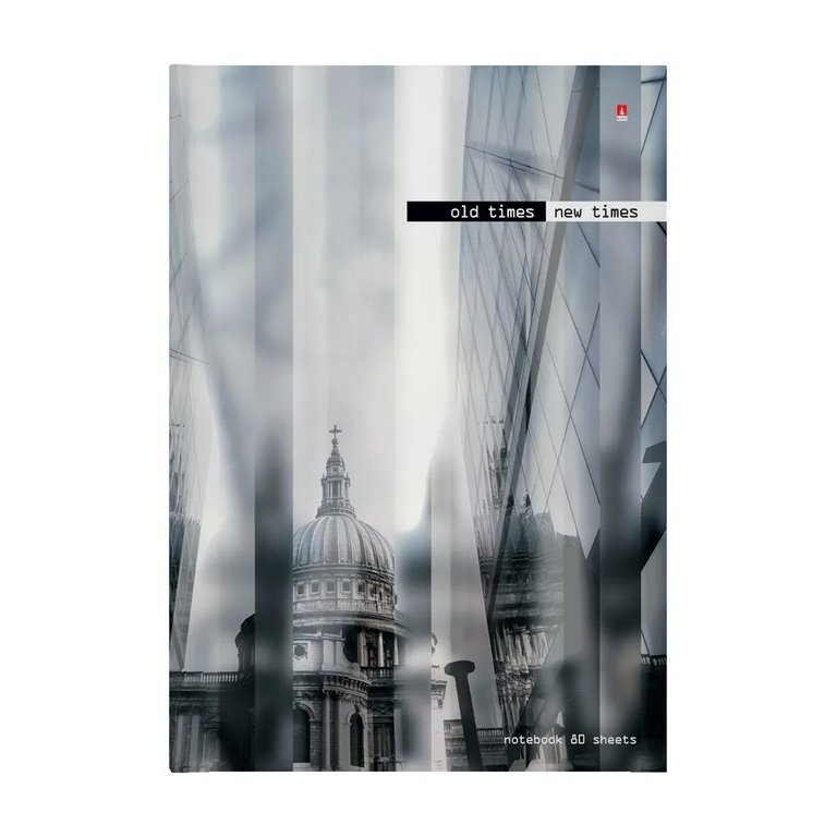 Бизнес-блокнот А4  80л., 210*297 мм, Альт "ПРИЗМА ВРЕМЕНИ"