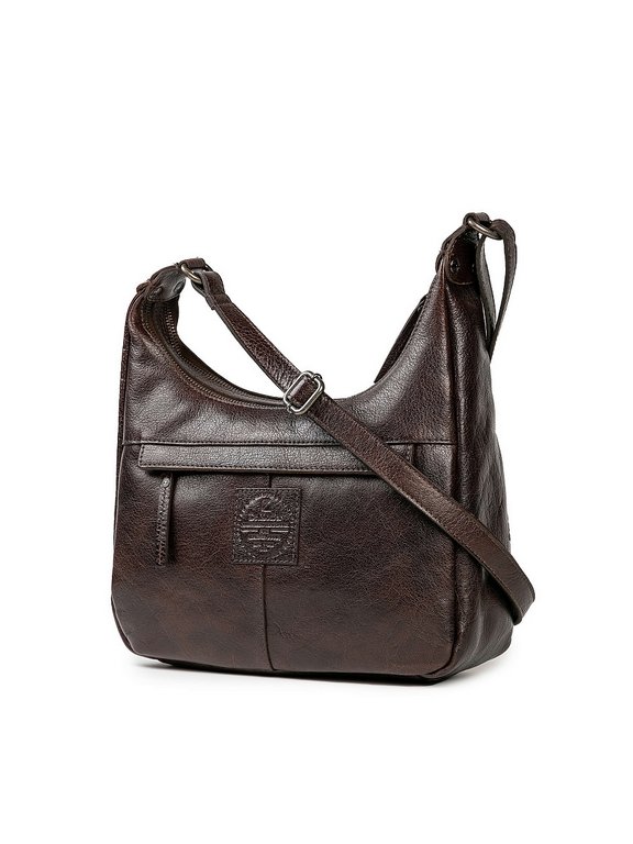 Сумка женская Dr.Koffer 28х21х9см см, нат.кожа коричневая