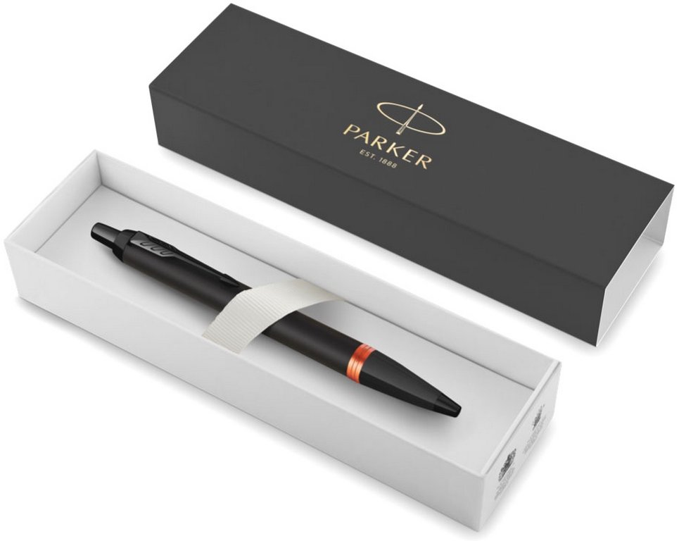 Ручка шариковая Parker IM Professionals Flame Orange BT синяя, 1,0мм