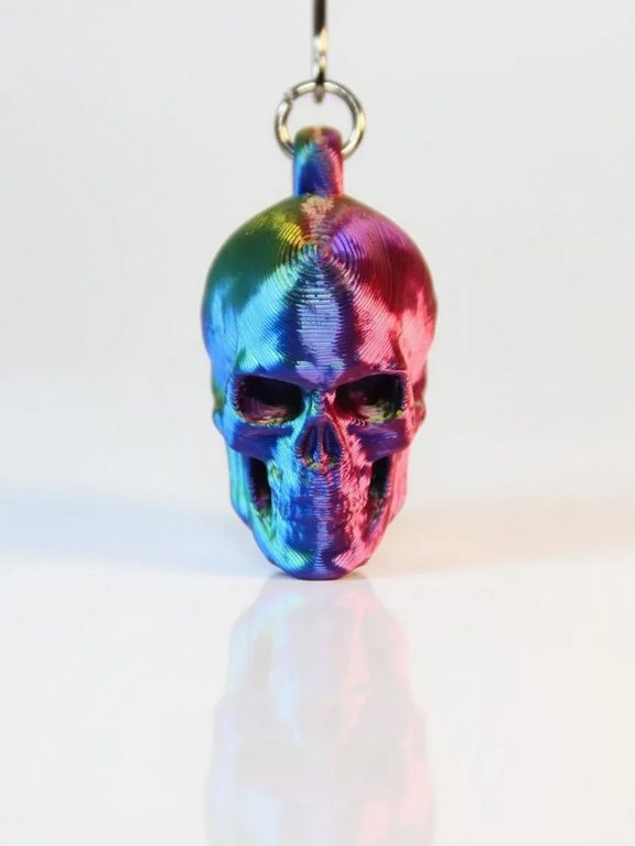 Брелок "3Д Череп" (ассорти)