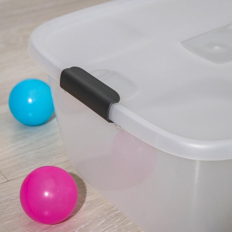 Контейнер для хранения на колёсиках детский, 32 л, пластиковый с крышкой