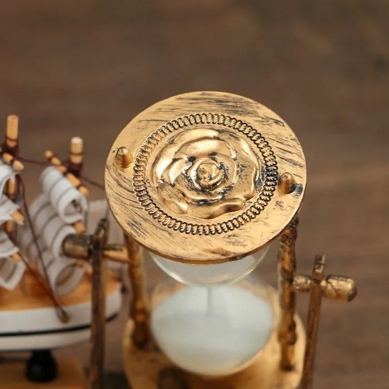 Часы песочные сувенирные "Фрегат" 15.5х6.5.х12,5 см