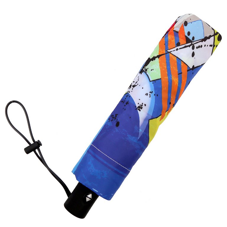 Зонт женский суперавтомат Fabretti, мини , 3 сложения, эпонж