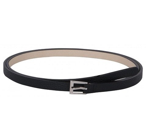 Ремень Alliance нат. кожа,  ширина 12мм, черный