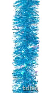 Мишура d  70мм, длина 2м "Праздничная" цвет голубой MOROZCO