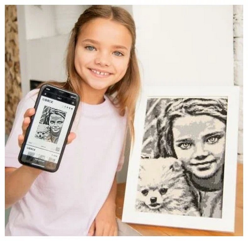 Алмазная фото-мозаика  А4 QBRIX ORIGINAL