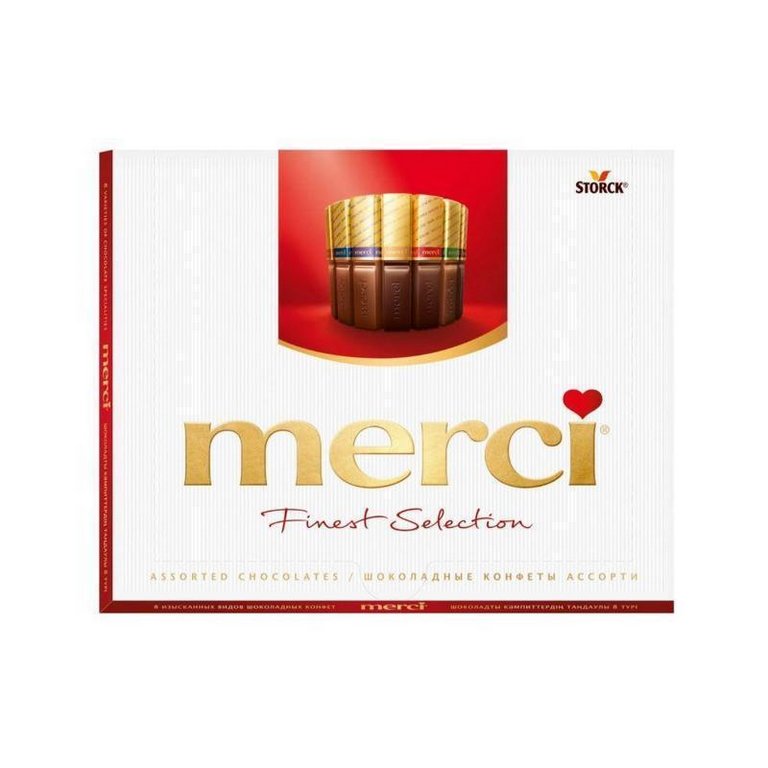 Конфеты "MERCI" ассорти 250 гр