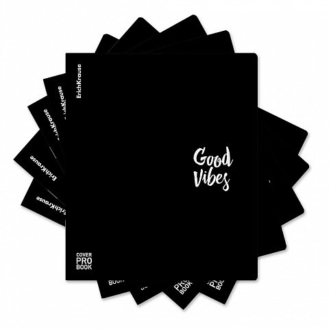 Тетрадь 48 лист кл. А5 на скрепке "Words черный" 5 видов