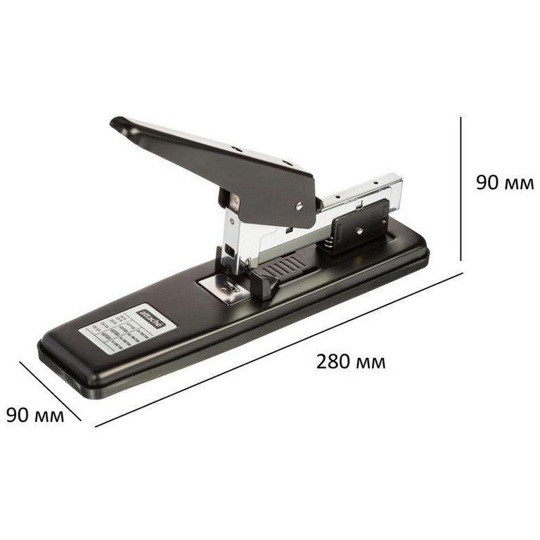 Степлер мощный 23/6, 23/10 до 70л Attache черный Степлер мощный 23/6, 23/10 до 70л Attache черный
