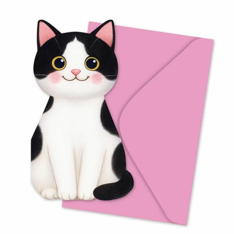 Открытка средняя без текста (с художественным конвертом)