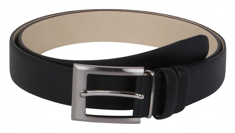 Ремень Alliance нат. кожа,  ширина 35мм, черный