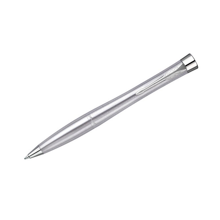 Ручка шариковая Parker Urban Twist Metro Metallic CTсиняя (нерж.сталь)