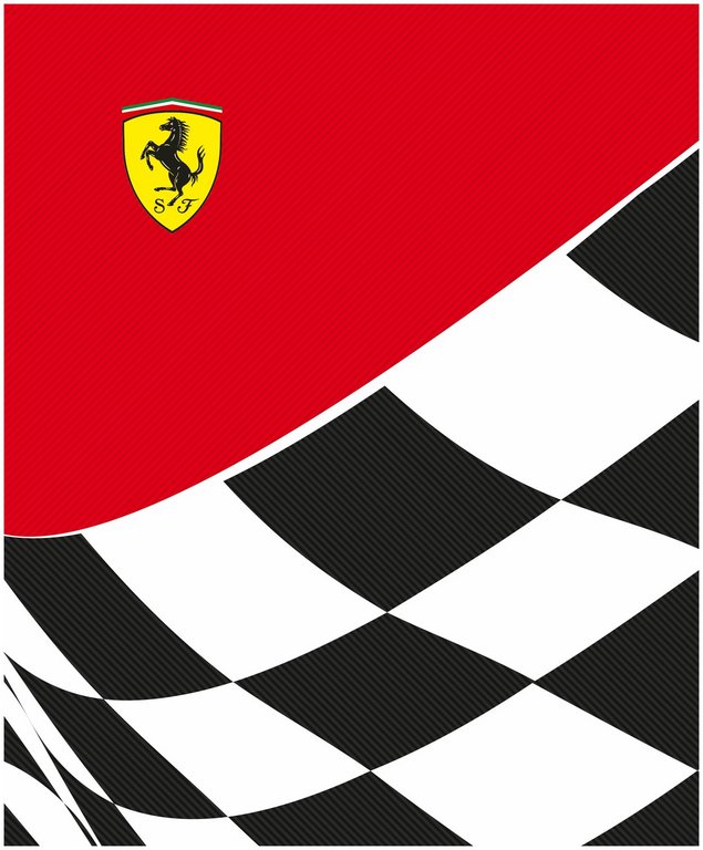 Тетрадь 96 лист кл. А5 на скрепке "Ferrari"