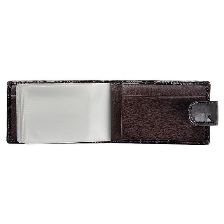 Визитница Dr.Koffer 11*7см на 48 визиток, коричневый