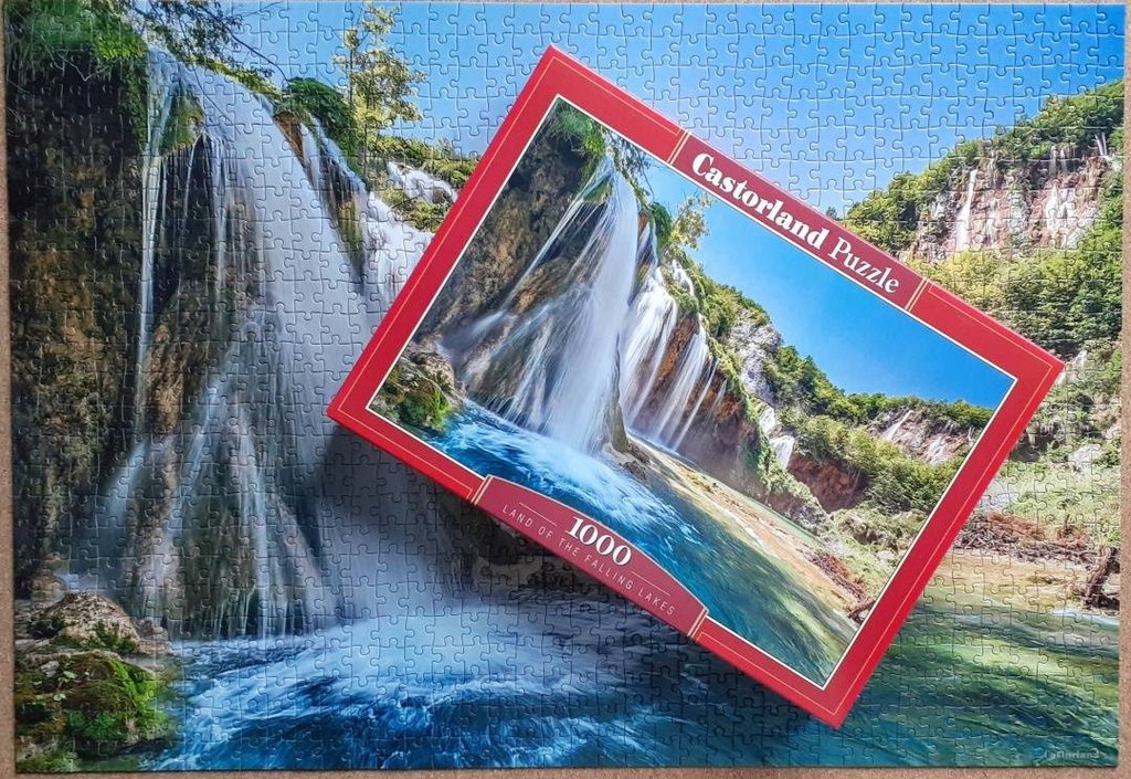 Пазлы 1000 дет. "Земля водопадов" Castor Land 9+