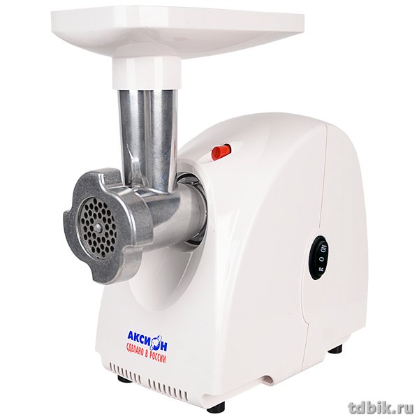 Мясорубка Аксион,  цвет белый