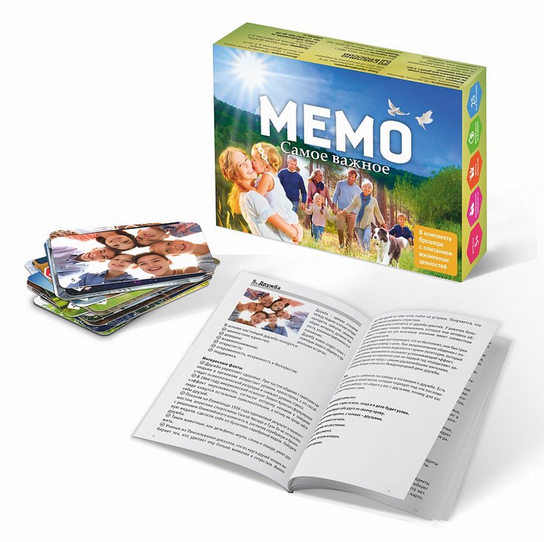 Игра настольная  Мемо "Самое важное" (5+) Нескучные игры