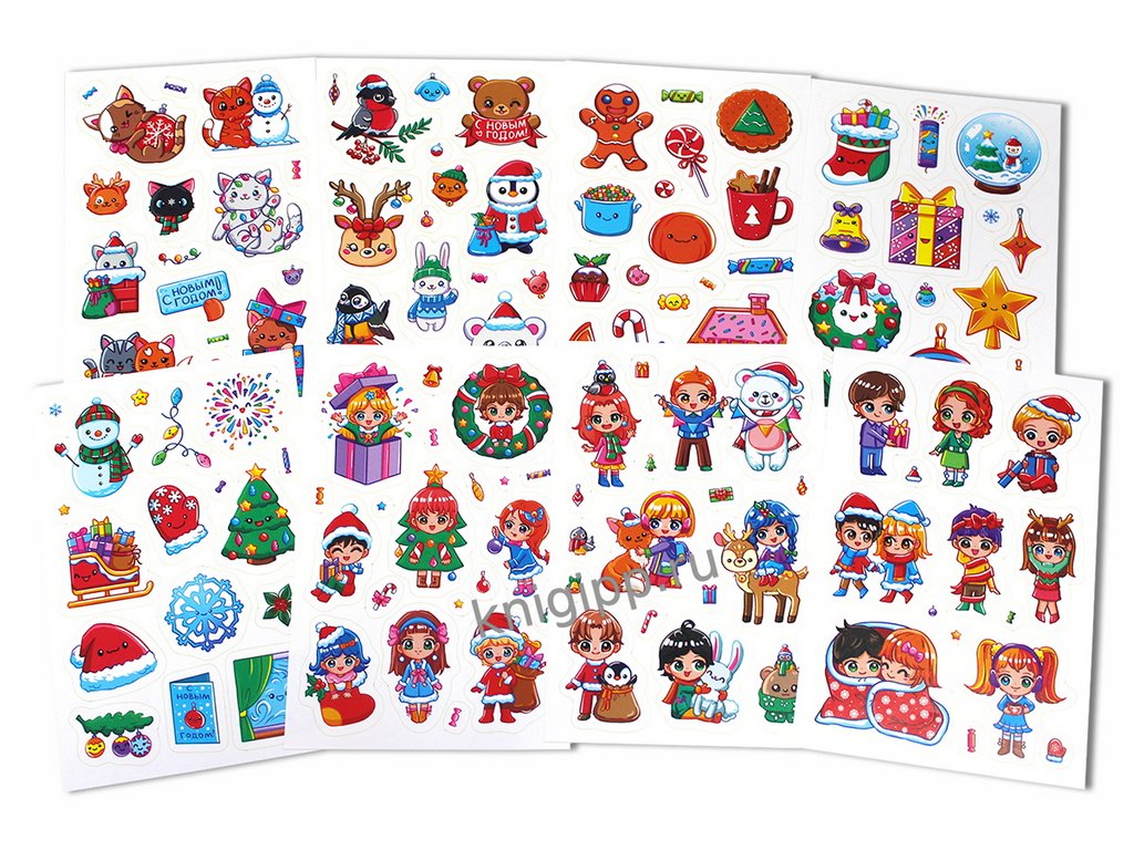 Набор наклеек  "Аниме" в конверте Проф-Пресс