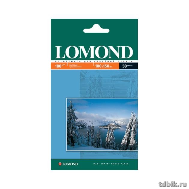 Фотобумага Lomond А6 180г, 600 л/уп. матовая, одностор.