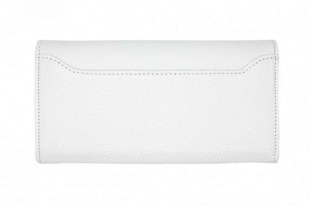 Портмоне D.Morelli женское "Альба" большое, нат.кожа, принт маки