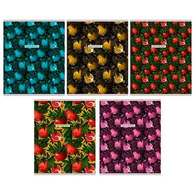 Тетрадь 96 лист кл. А5 на скрепке "Гранат"