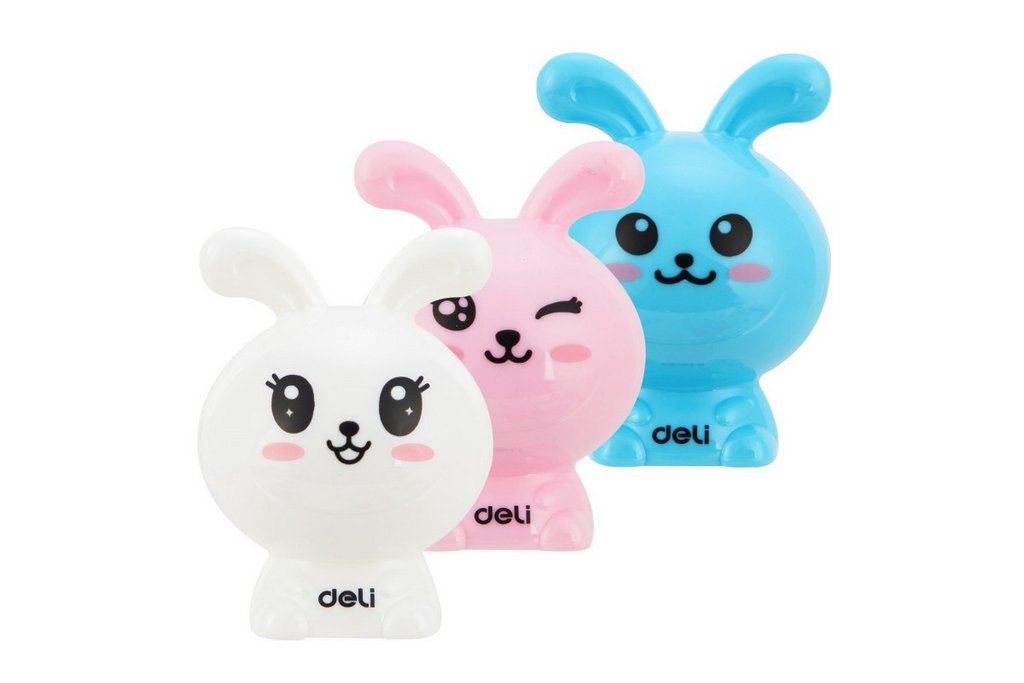 Точилка с контейнером Deli "Rabbit"