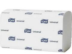 Полотенце бумажное для диспенсера в пачке Tellus/ТОРК (H3) V, 1 сл. белые, 250л (230*230 мм)