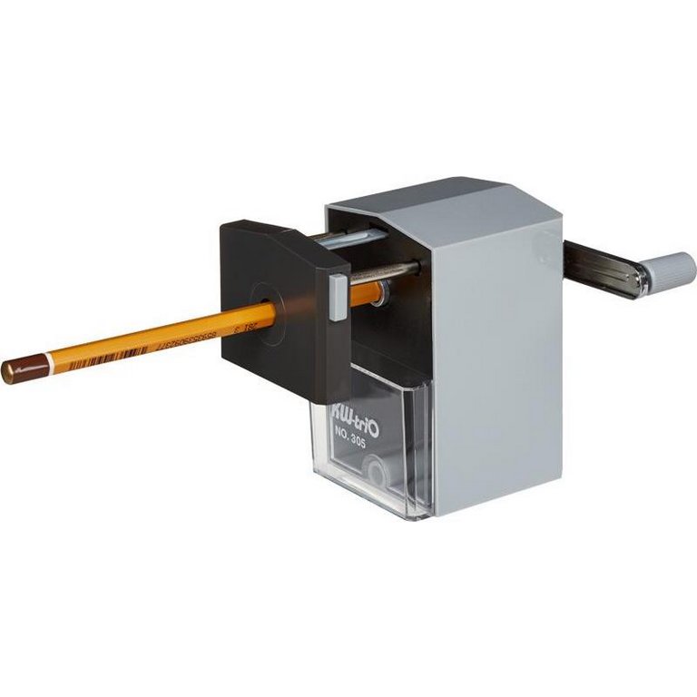 Точилка механическая пластиковый корпус KW-trio (94x100x63мм) с креплением к столу