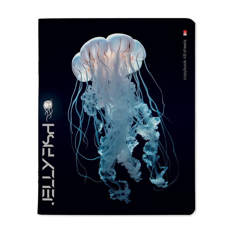 Тетрадь 48 лист кл. А5 на скрепке "МЕДУЗЫ ФЕНТЕЗИ" 5 ВИДОВ