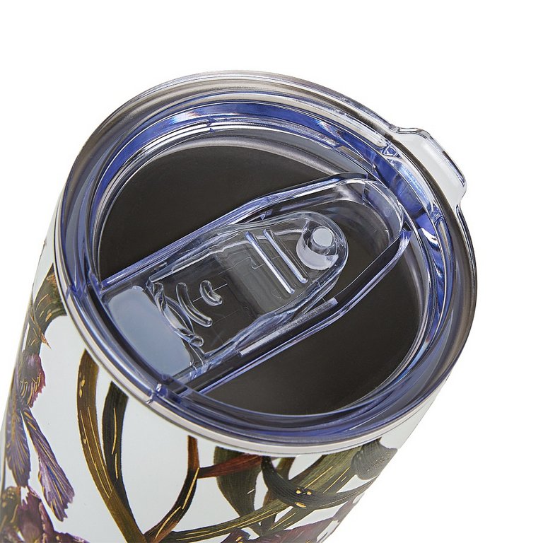 Термостакан 600 мл BrunoVisconti "FLORA. Ирисы" нерж. сталь